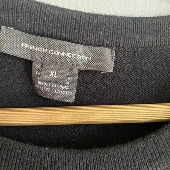 French Connection Black Maxi Sweater Dress - Picture 9 of 15